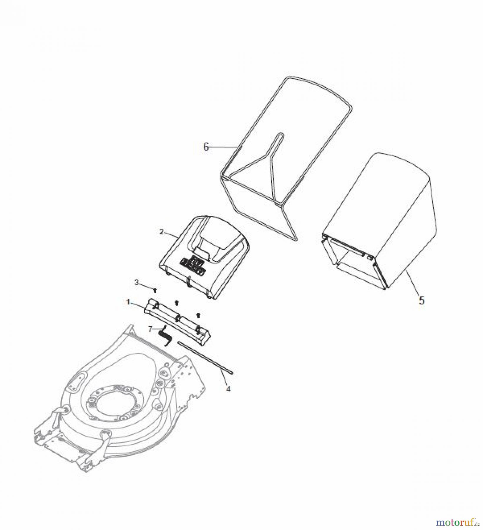  Global Garden Products GGP Rasenmäher Akku 2017 Mit Antrieb MP1 500 S Li 80 Grass-Catcher