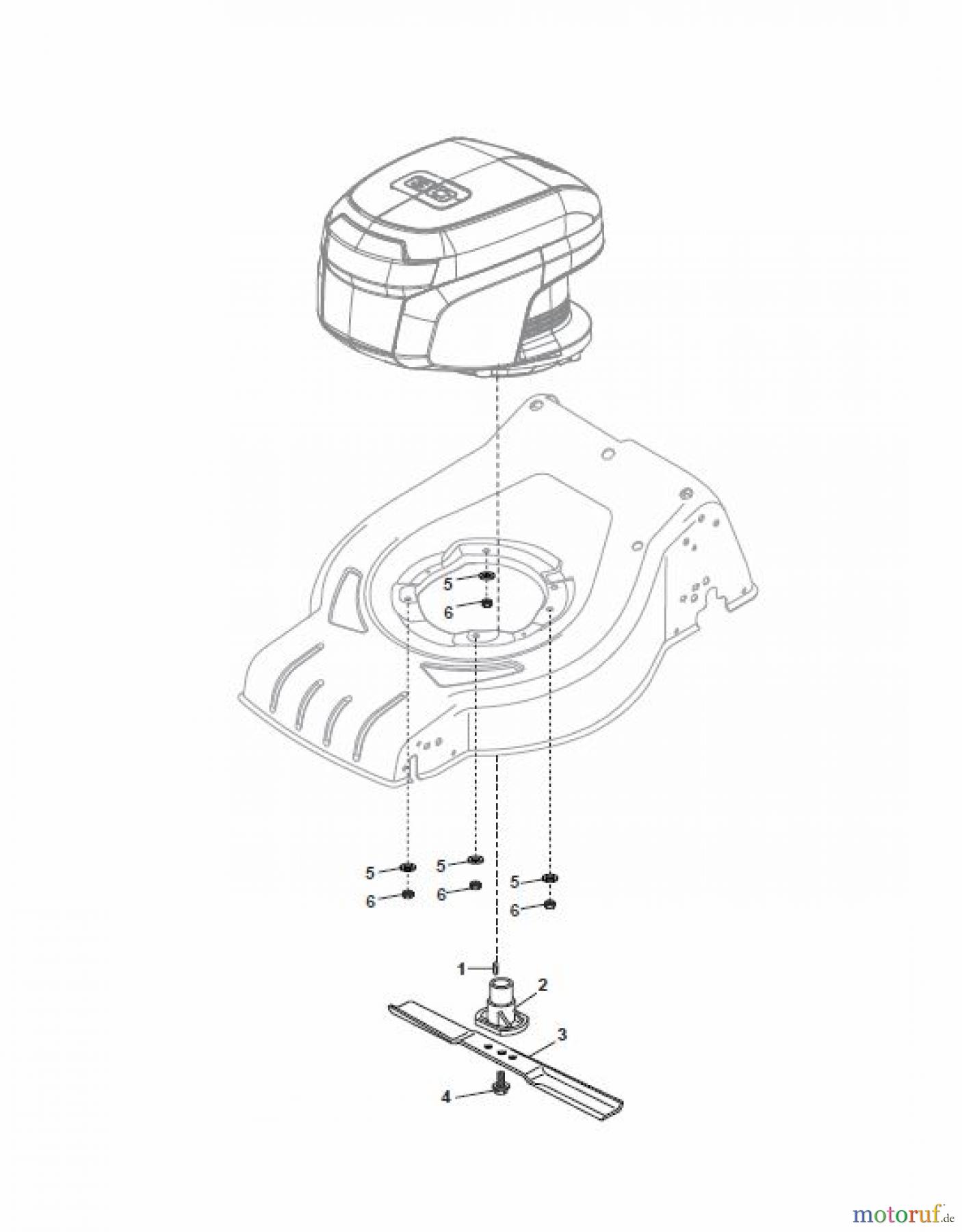  Global Garden Products GGP Rasenmäher Akku 2017 Ohne Antrieb CR-CS 430 Li 80 Blade