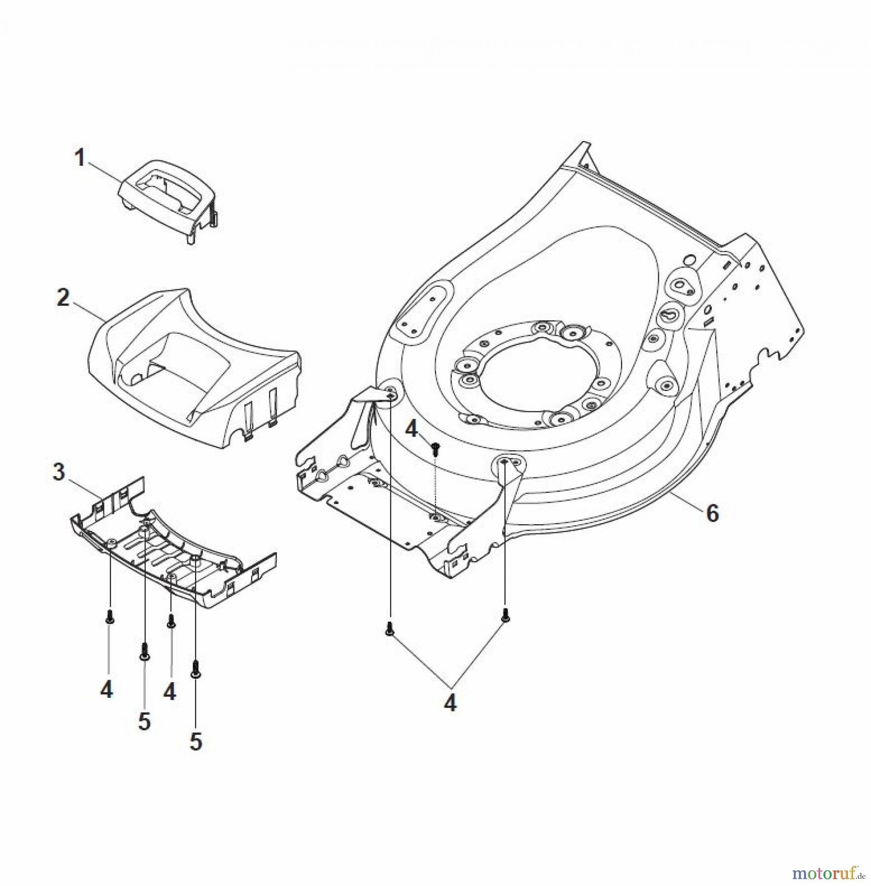  Global Garden Products GGP Rasenmäher Akku 2017 Ohne Antrieb MP1 500 Li 80 Mask