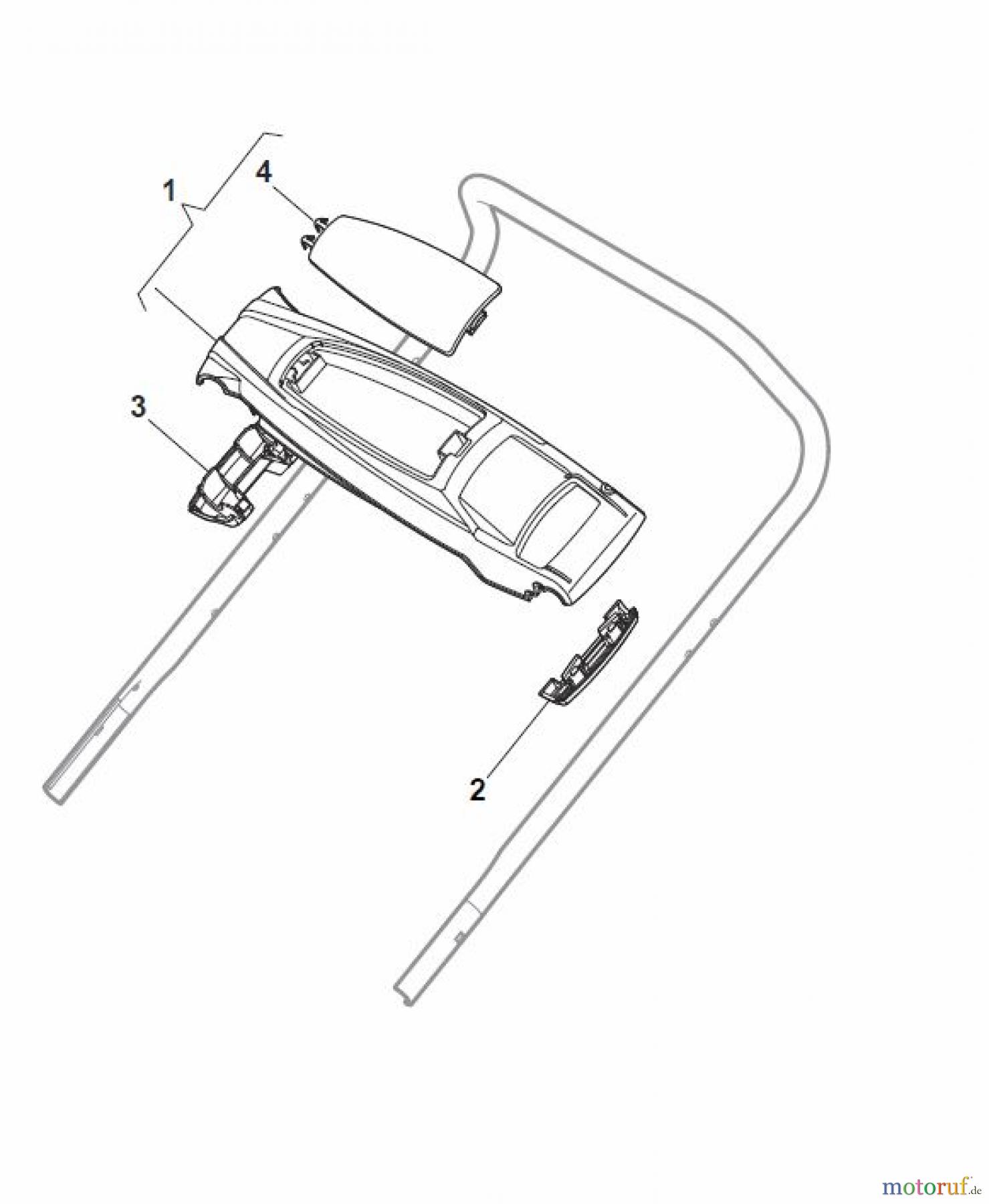  Global Garden Products GGP Rasenmäher Benzin Mit Antrieb 2017 CR-CS 484 S - CR-CS 484 SQ Controls