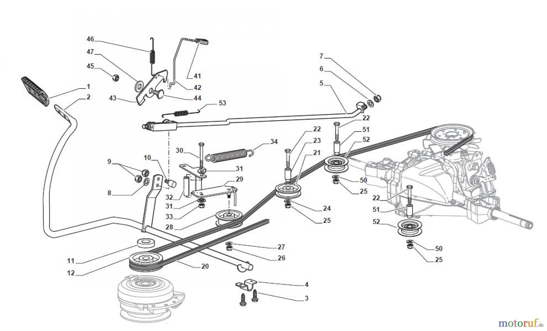  Global Garden Products GGP Aufsitzmäher Sammler Collecting 84cm 2017 MP 84 Hydro Brake And Gearbox Controls