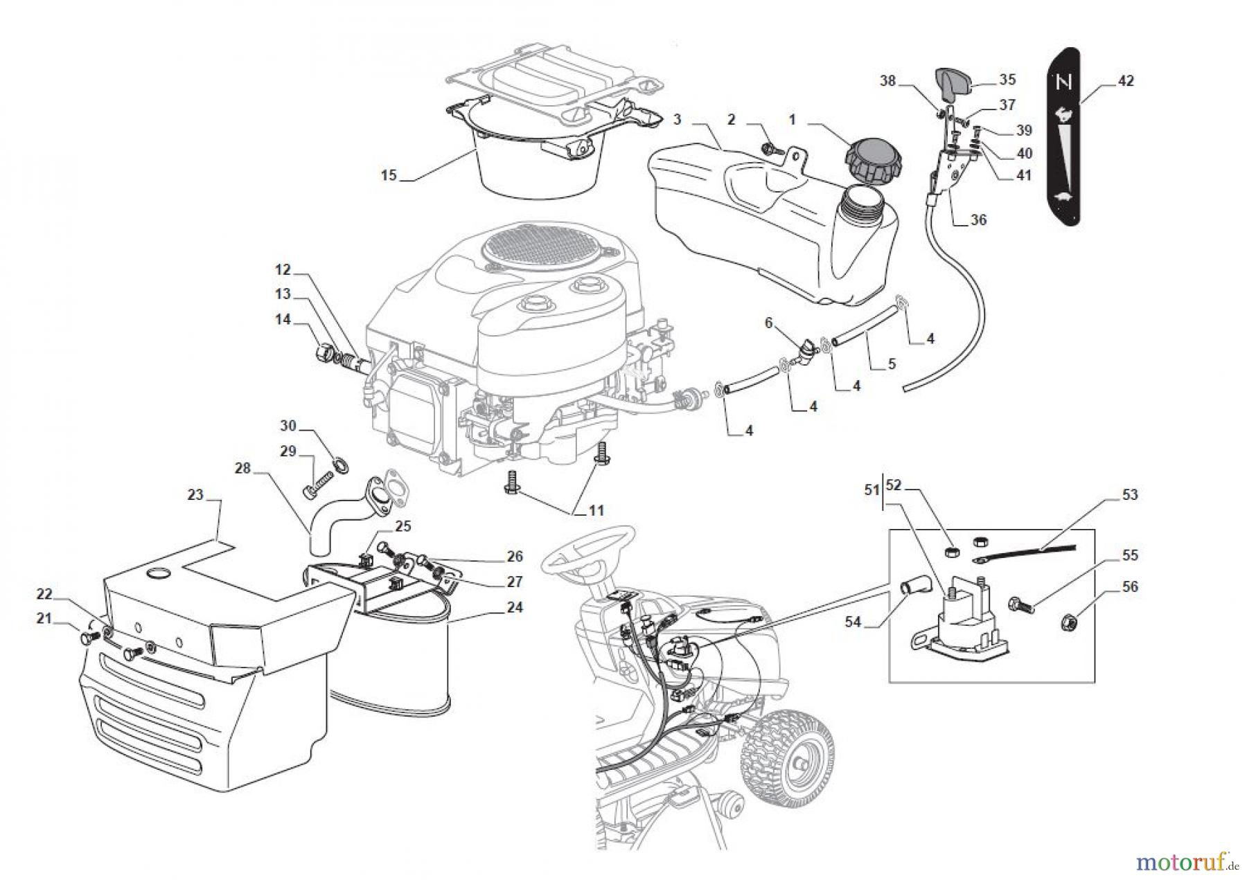  Global Garden Products GGP Aufsitzmäher Sammler Collecting 84cm 2017 MPX 84 Hydro Engine - GGP