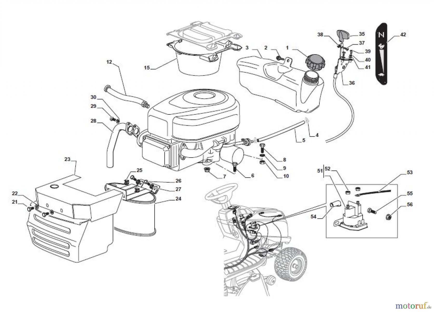  Global Garden Products GGP Aufsitzmäher Sammler Collecting 84cm 2017 MPX 84 Hydro Engine - B&S 16,5 - 18,5 Hp