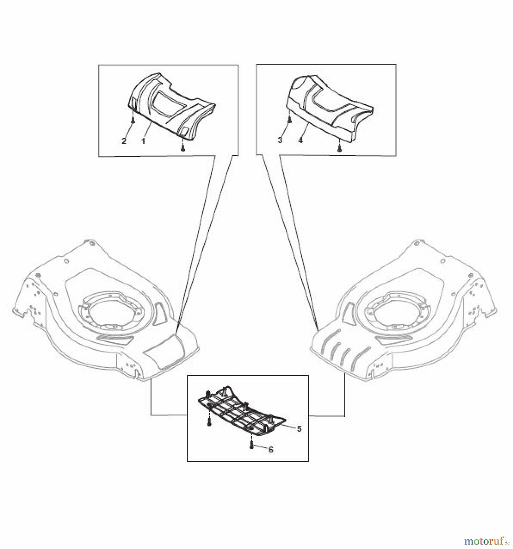  Global Garden Products GGP Rasenmäher Baujahr 2017 Benzin Mit Antrieb 2017 CRL-CSL 484 WSE - CRL-CSL 484 WSQE Masks