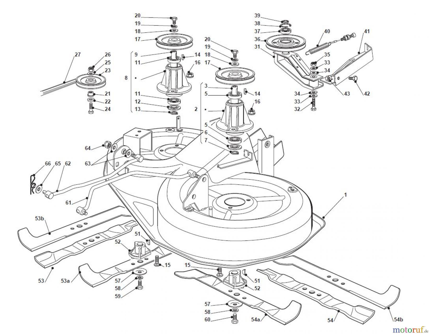  Global Garden Products GGP Aufsitzmäher Sammler Collecting 92cm 2017 NJA 92 Hydro Cutting Plate