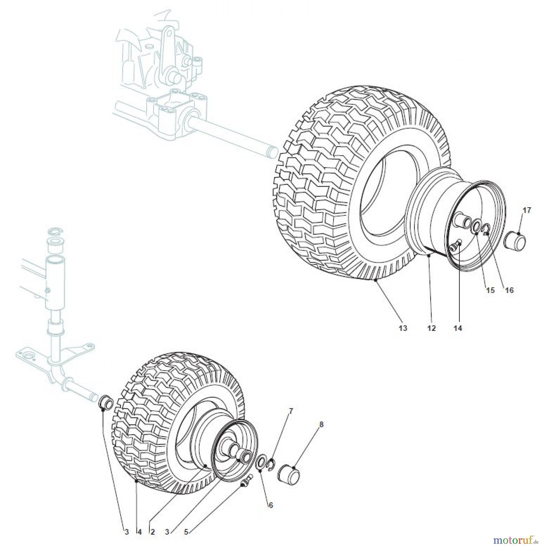  Global Garden Products GGP Aufsitzmäher Sammler Collecting 92cm 2017 NJA 92 Hydro Wheels