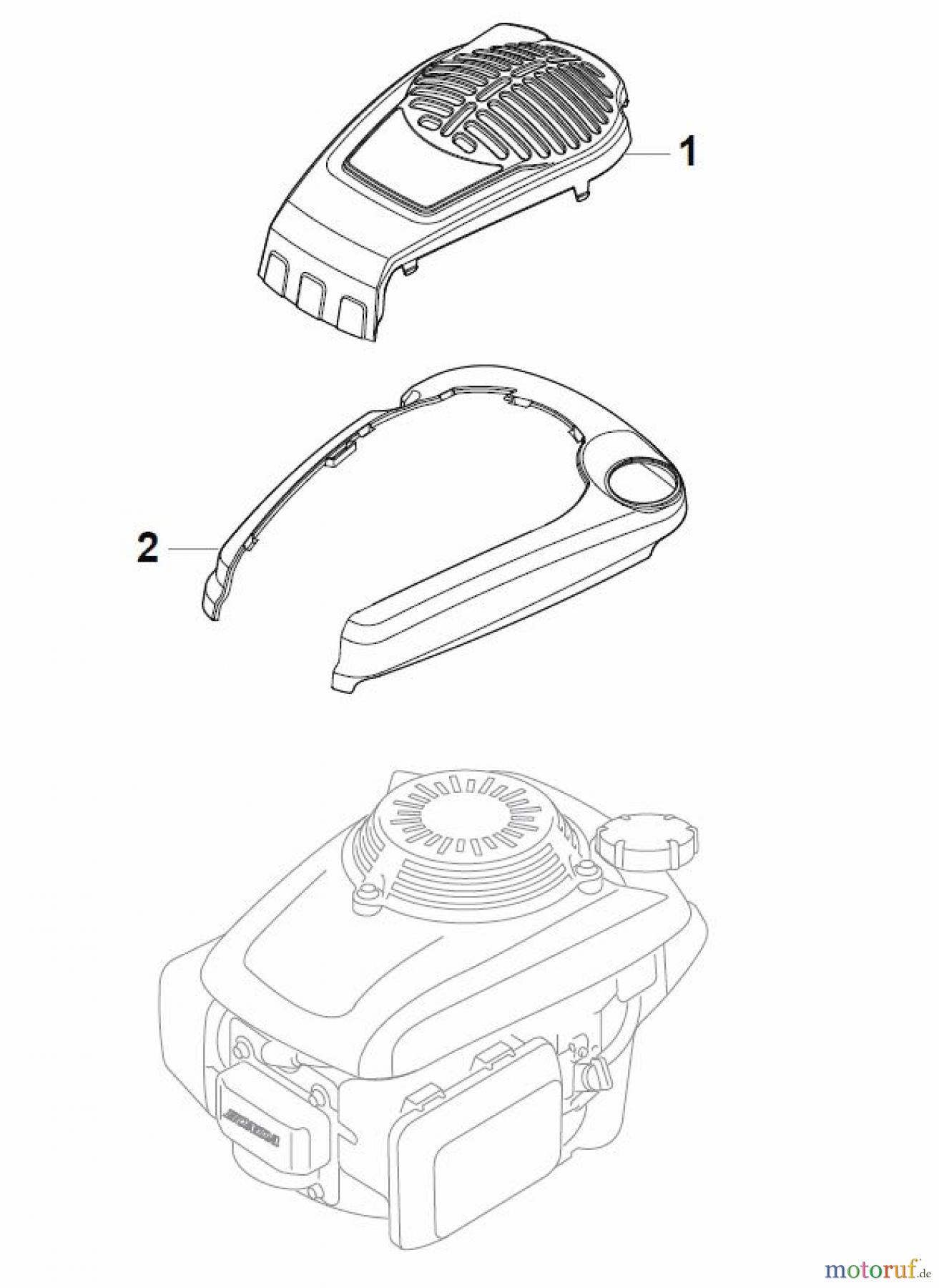  Global Garden Products GGP Rasenmäher Baujahr 2017 Benzin Mit Antrieb 2017 MCS 504 TR Honda Engine Cove