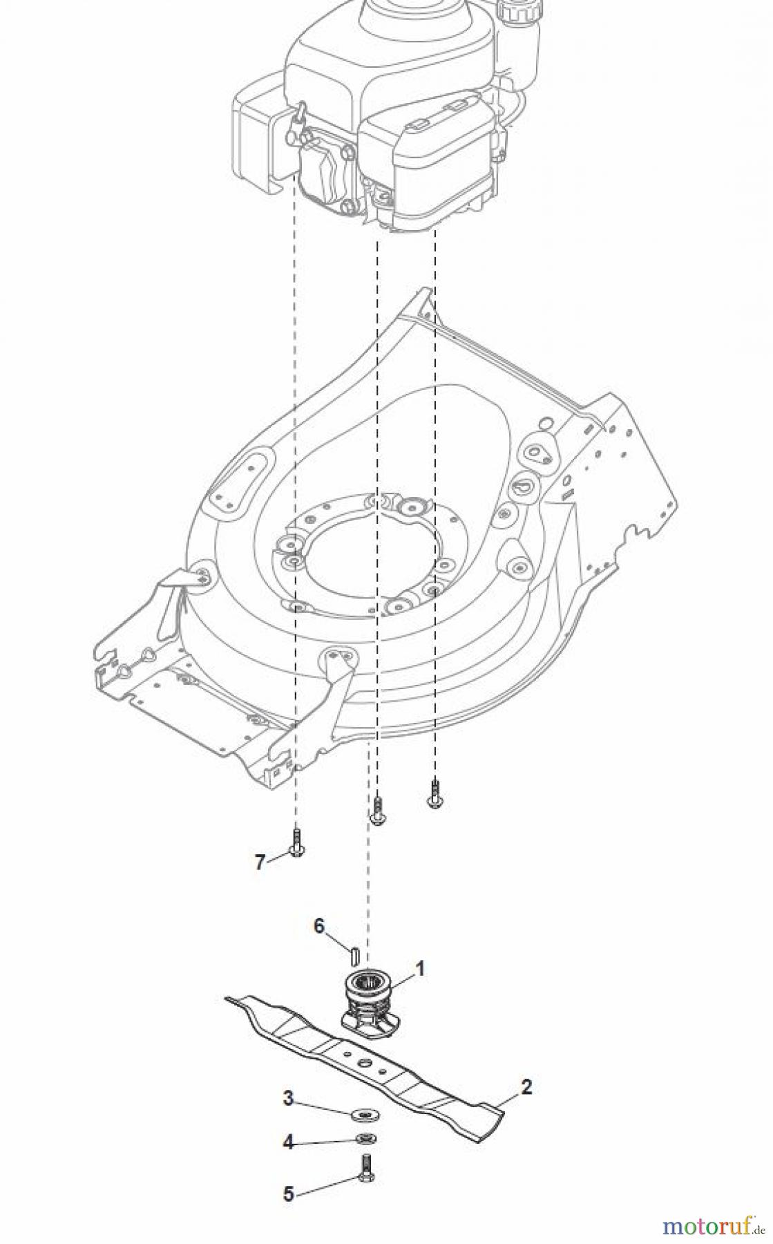  Global Garden Products GGP Rasenmäher Benzin Mit Antrieb 2017 MP1 504 S Blade