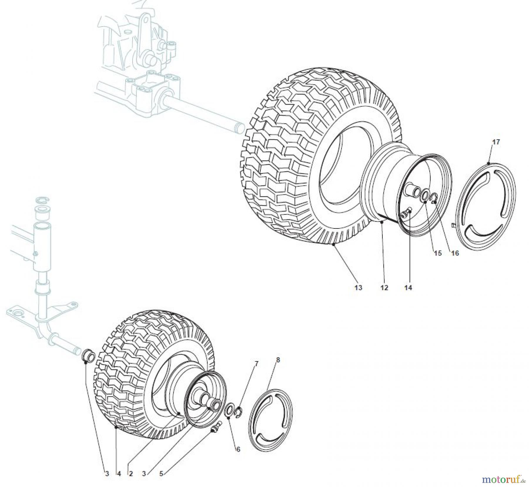  Global Garden Products GGP Aufsitzmäher Sammler Collecting 92cm 2017 NJTP 92 Hydro Wheels