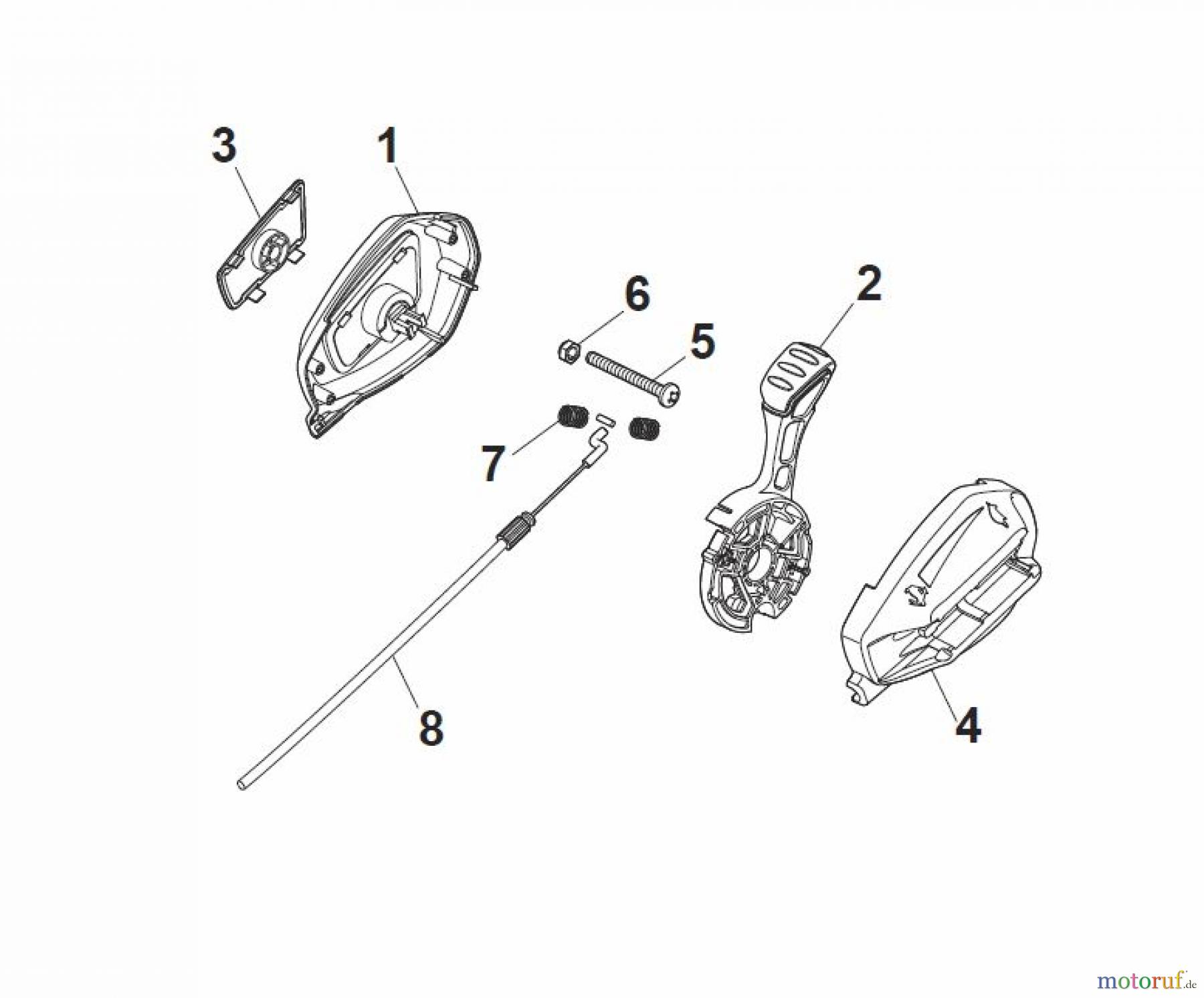  Global Garden Products GGP Rasenmäher Benzin Mit Antrieb 2017 MP1 504 SVE Controls