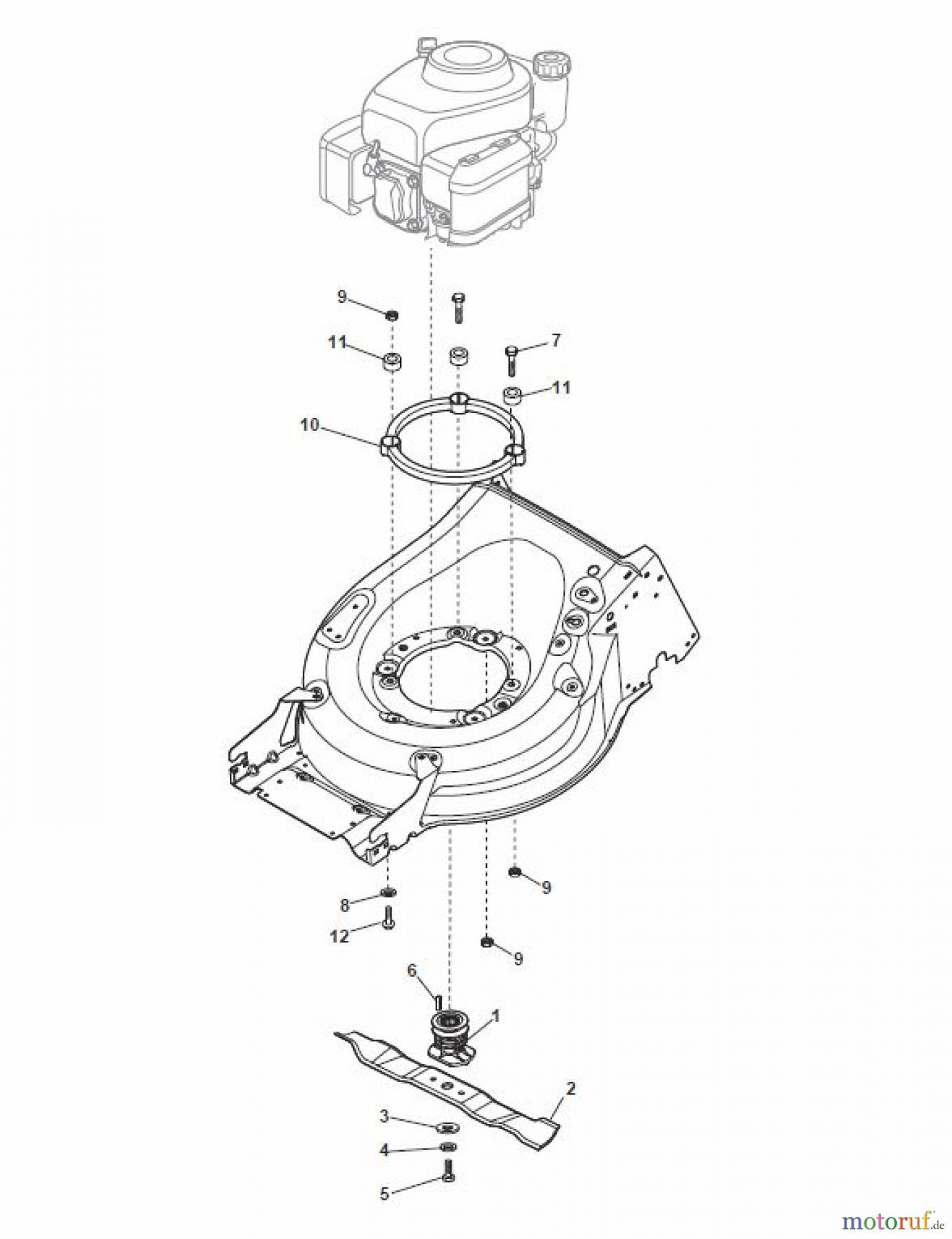  Global Garden Products GGP Rasenmäher Baujahr 2017 Benzin Mit Antrieb 2017 MP1 504 SVE Blade for B&S 850E-750EX-675E-675EX ES