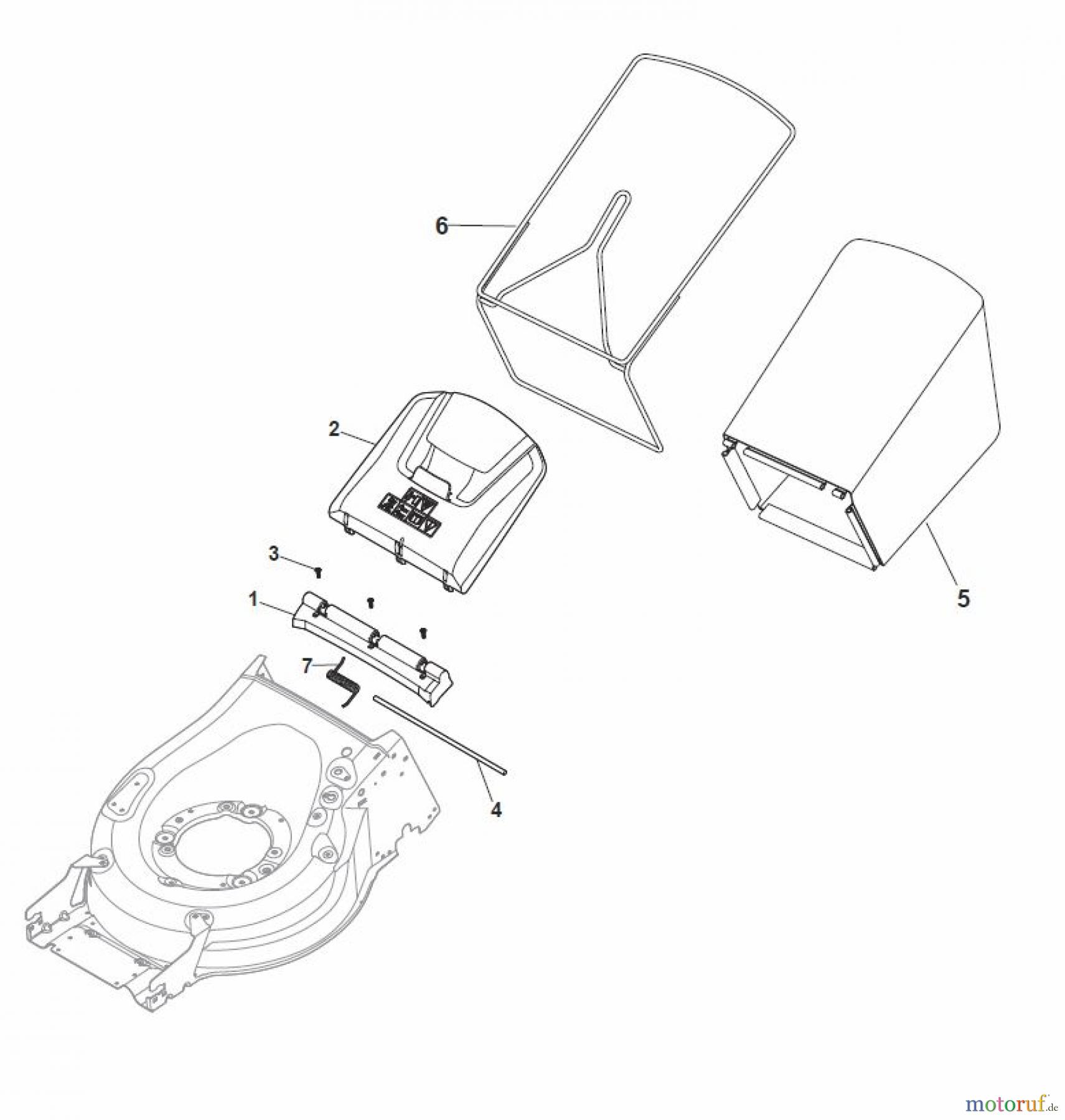  Global Garden Products GGP Rasenmäher Benzin Mit Antrieb 2017 MP1 504 WS Grass-Catcher