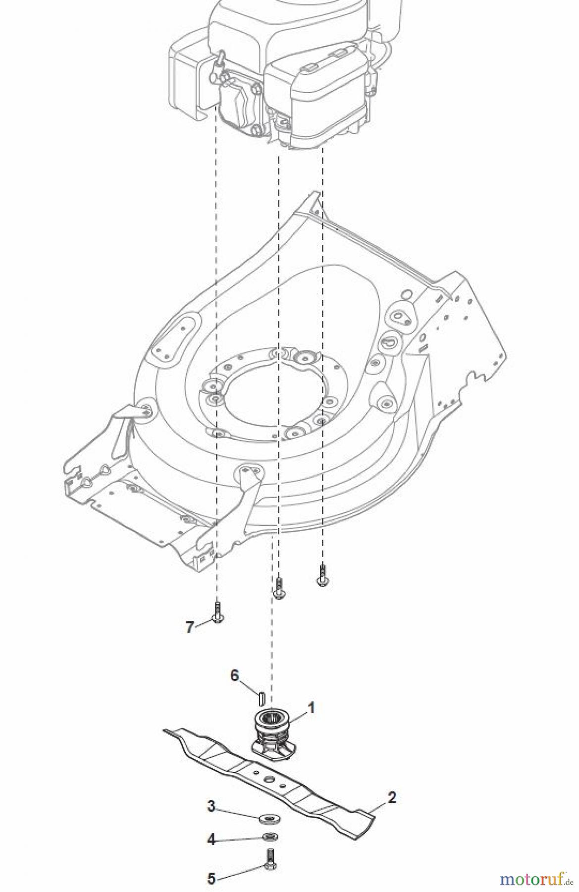  Global Garden Products GGP Rasenmäher Benzin Mit Antrieb 2017 MP1 504 WSE Blade