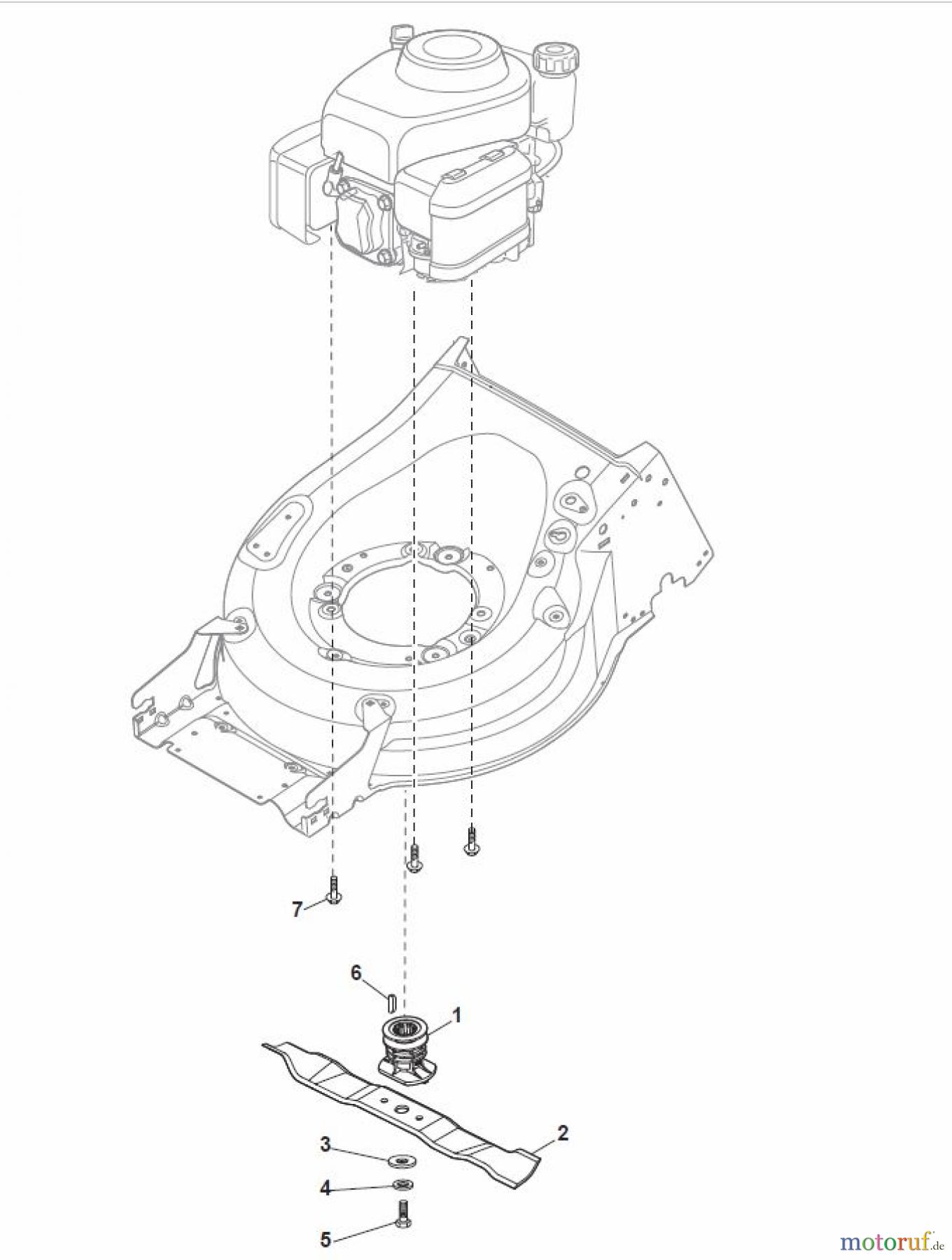  Global Garden Products GGP Rasenmäher Benzin Mit Antrieb 2017 MP1 504 WSQ Blade