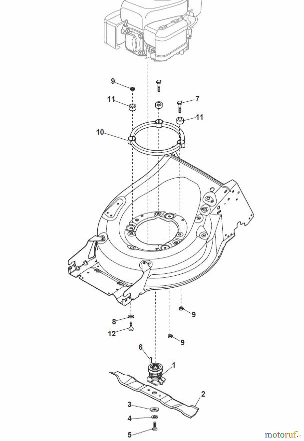  Global Garden Products GGP Rasenmäher Baujahr 2017 Benzin Mit Antrieb 2017 MP1 554 WSE Blade for B&S 850E-750EX-675E-675EX ES