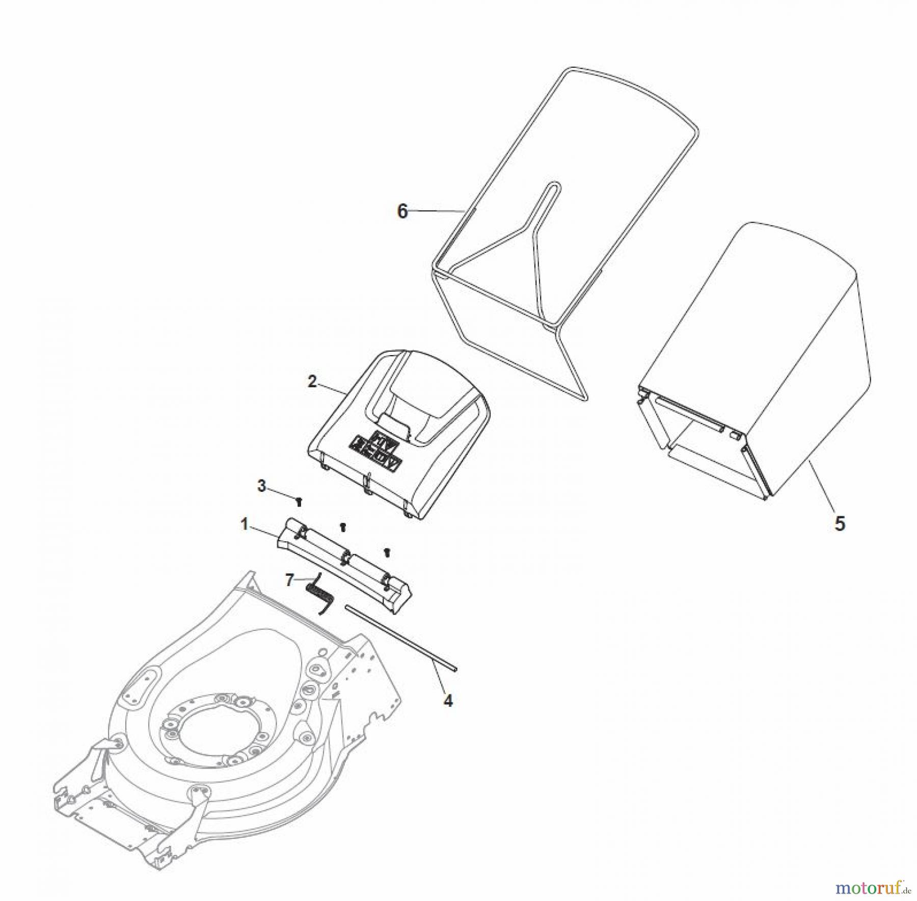  Global Garden Products GGP Rasenmäher Benzin Mit Antrieb 2017 MP1 554 WSQE Grass-Catcher