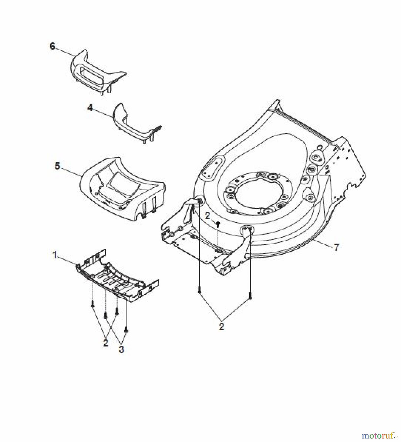  Global Garden Products GGP Rasenmäher Baujahr 2017 Benzin Mit Antrieb 2017 MP2 504 SE-R (Roller) Mask