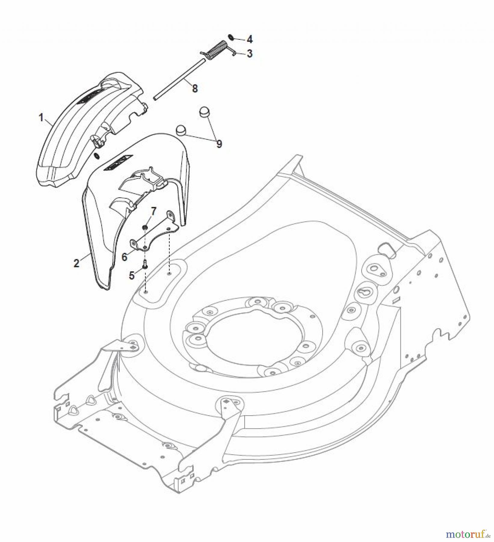  Global Garden Products GGP Rasenmäher Baujahr 2017 Benzin Mit Antrieb 2017 MP2 504 S-R (Roller) Ejection-Guard