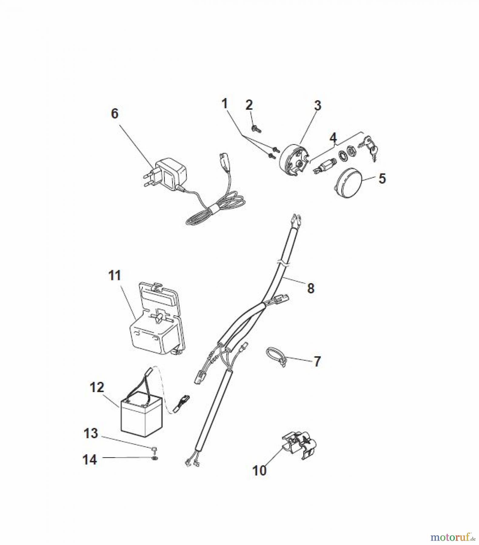  Global Garden Products GGP Rasenmäher Benzin Mit Antrieb 2017 MP2 554 SE Controls