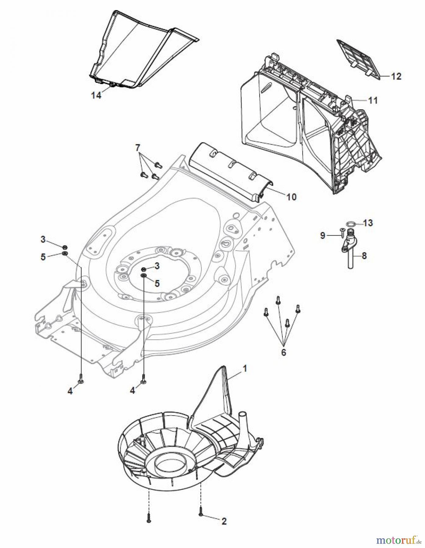  Global Garden Products GGP Rasenmäher Benzin Mit Antrieb 2017 MP2 554 SE-R (Roller) Protection, Belt