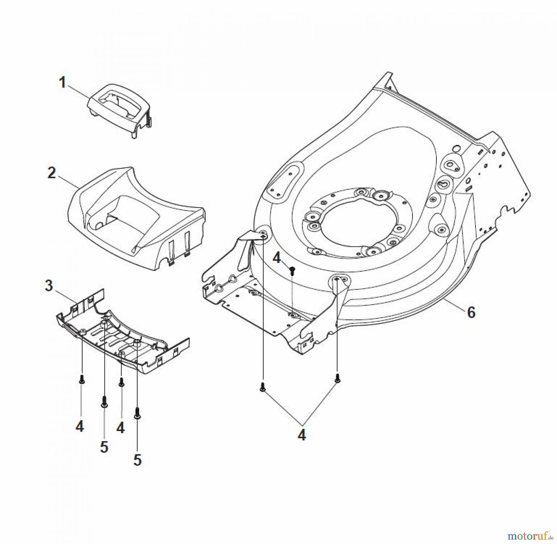  Global Garden Products GGP Rasenmäher Benzin Mit Antrieb 2017 MP2 554 SVE-R (Roller) Mask