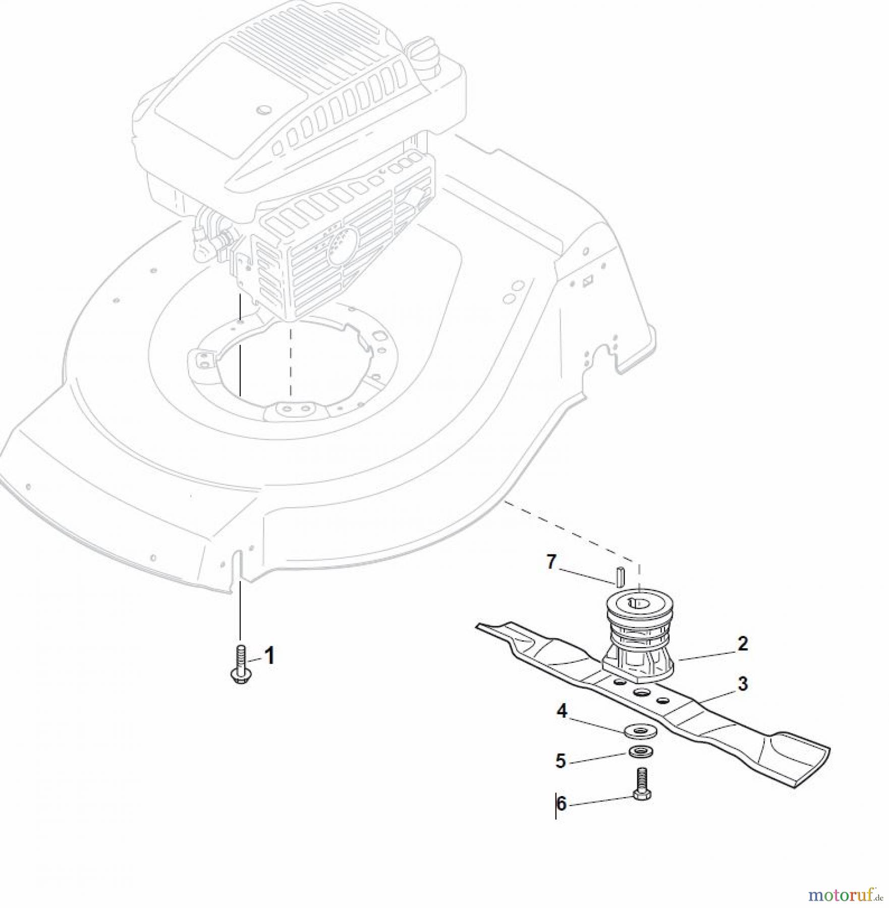  Global Garden Products GGP Rasenmäher Benzin Mit Antrieb 2017 NT 484 TR/E 4S - TRQ/E 4S Blade