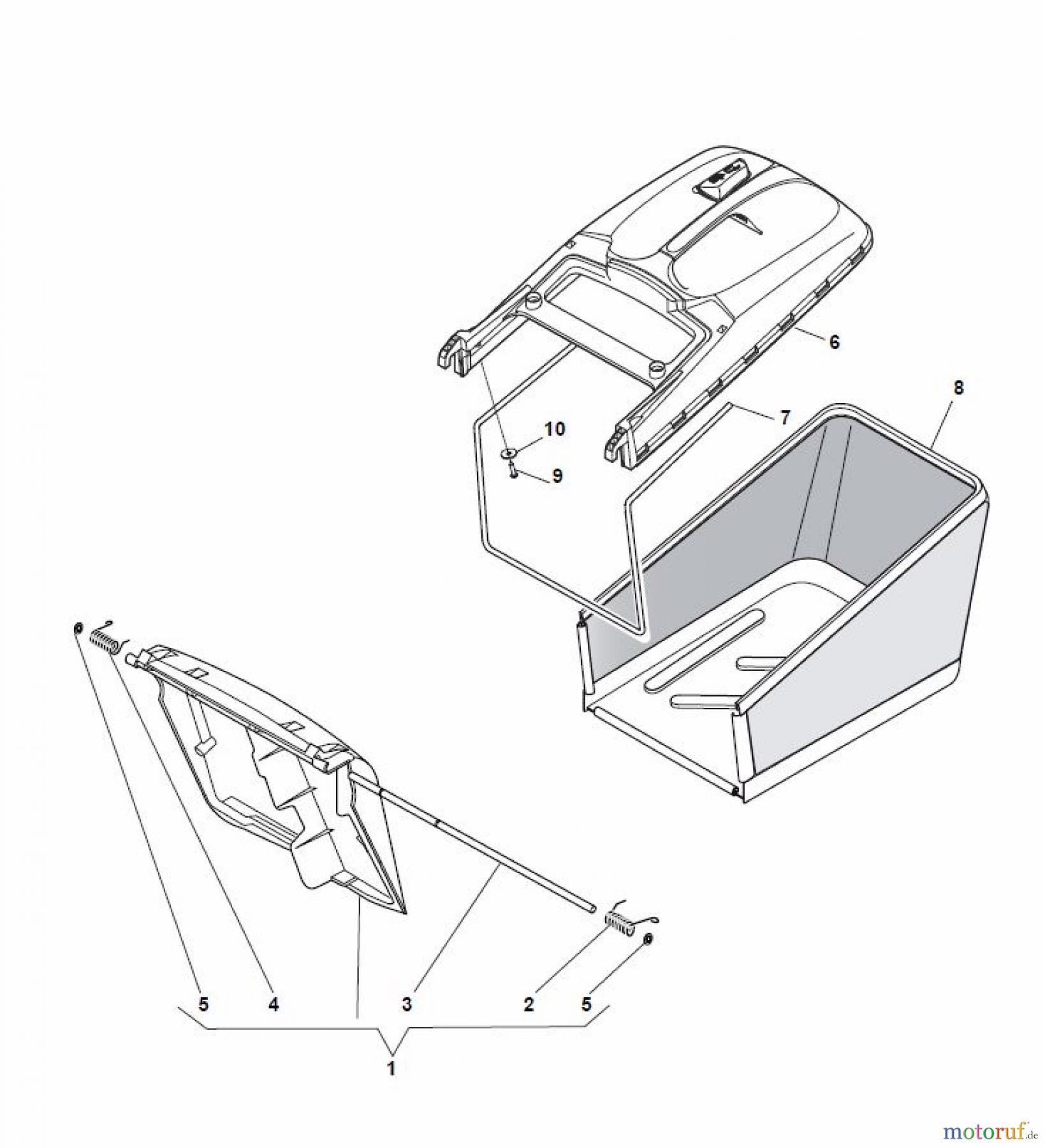  Global Garden Products GGP Rasenmäher Benzin Mit Antrieb 2017 NT 484 TR/E 4S - TRQ/E 4S Grass-Catcher