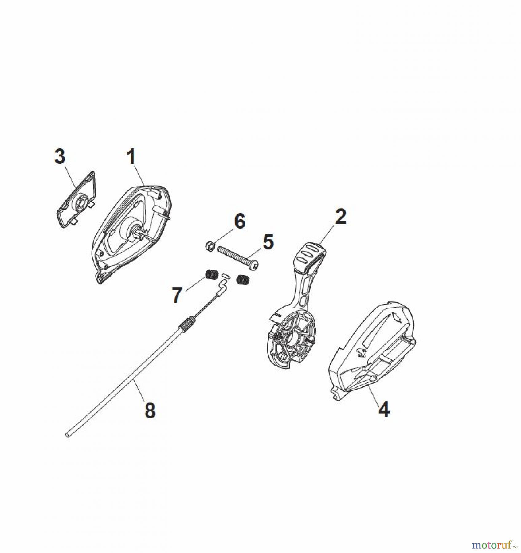  Global Garden Products GGP Rasenmäher Benzin Mit Antrieb 2017 NT 534 W TR 4S - W TRQ 4S Controls