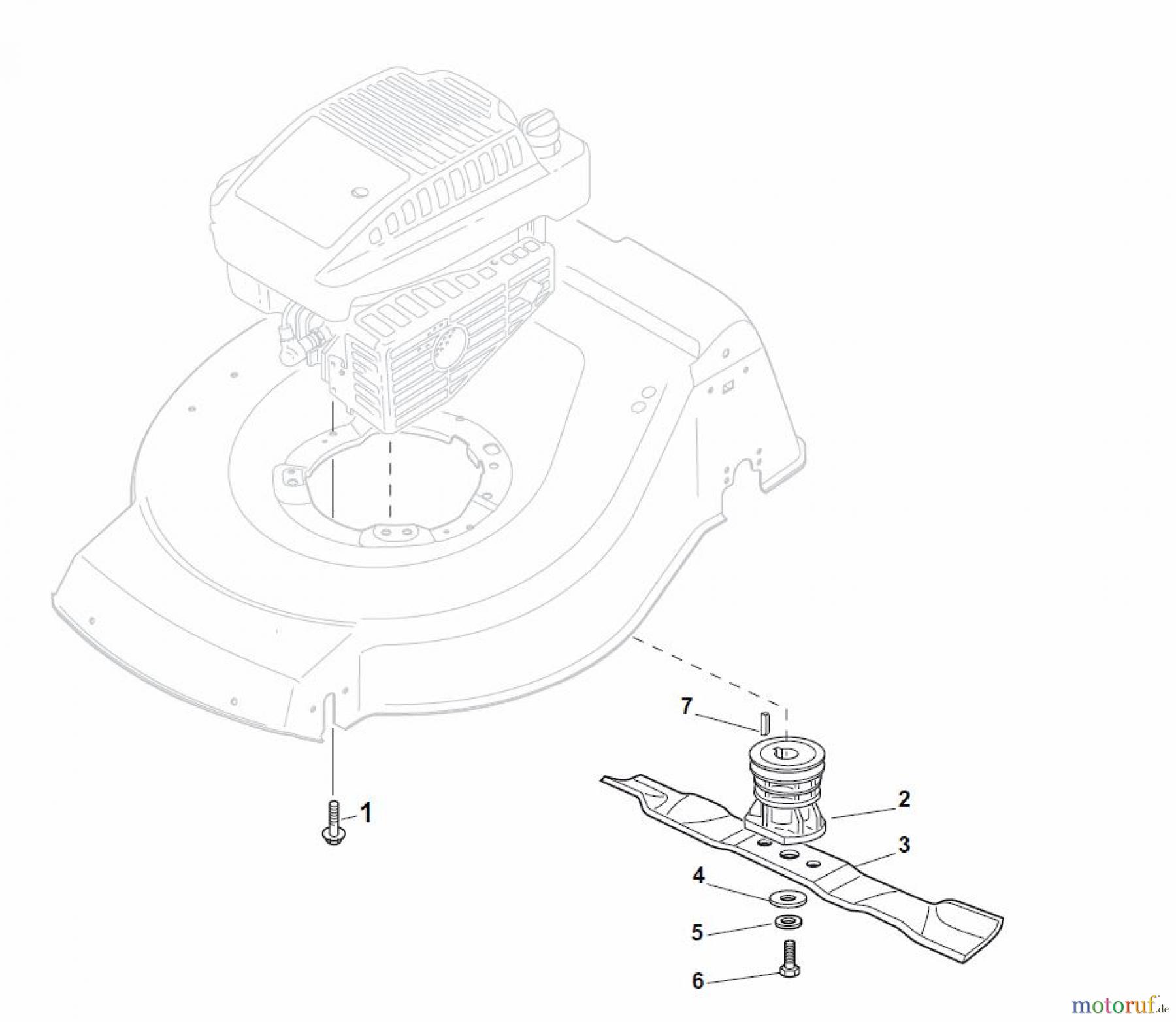  Global Garden Products GGP Rasenmäher Benzin Mit Antrieb 2017 NTL 484 TR 4S - TRQ 4S Blade