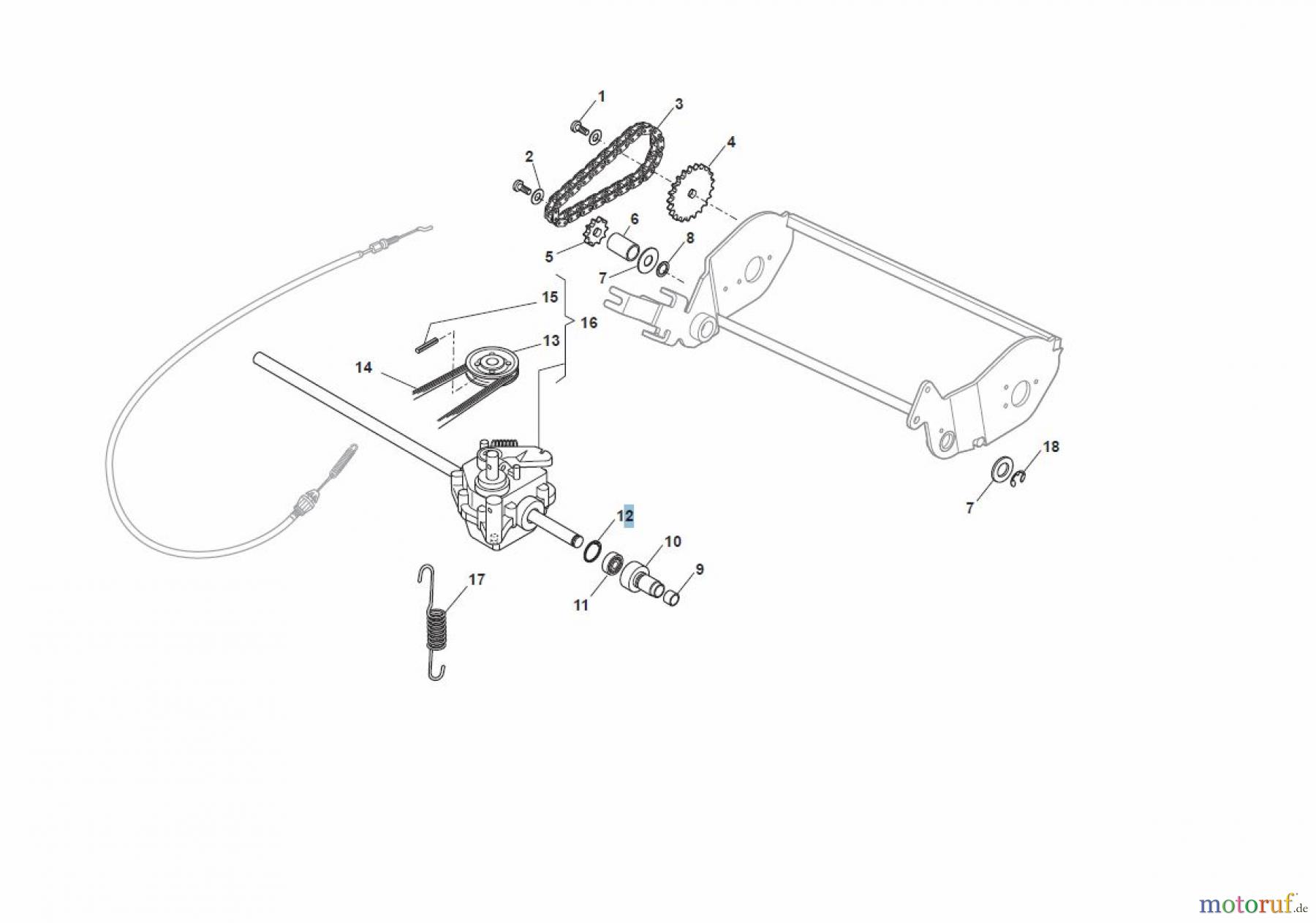  Global Garden Products GGP Rasenmäher Baujahr 2017 Benzin Mit Antrieb 2017 NTL 484 TR-R (Roller) Roller