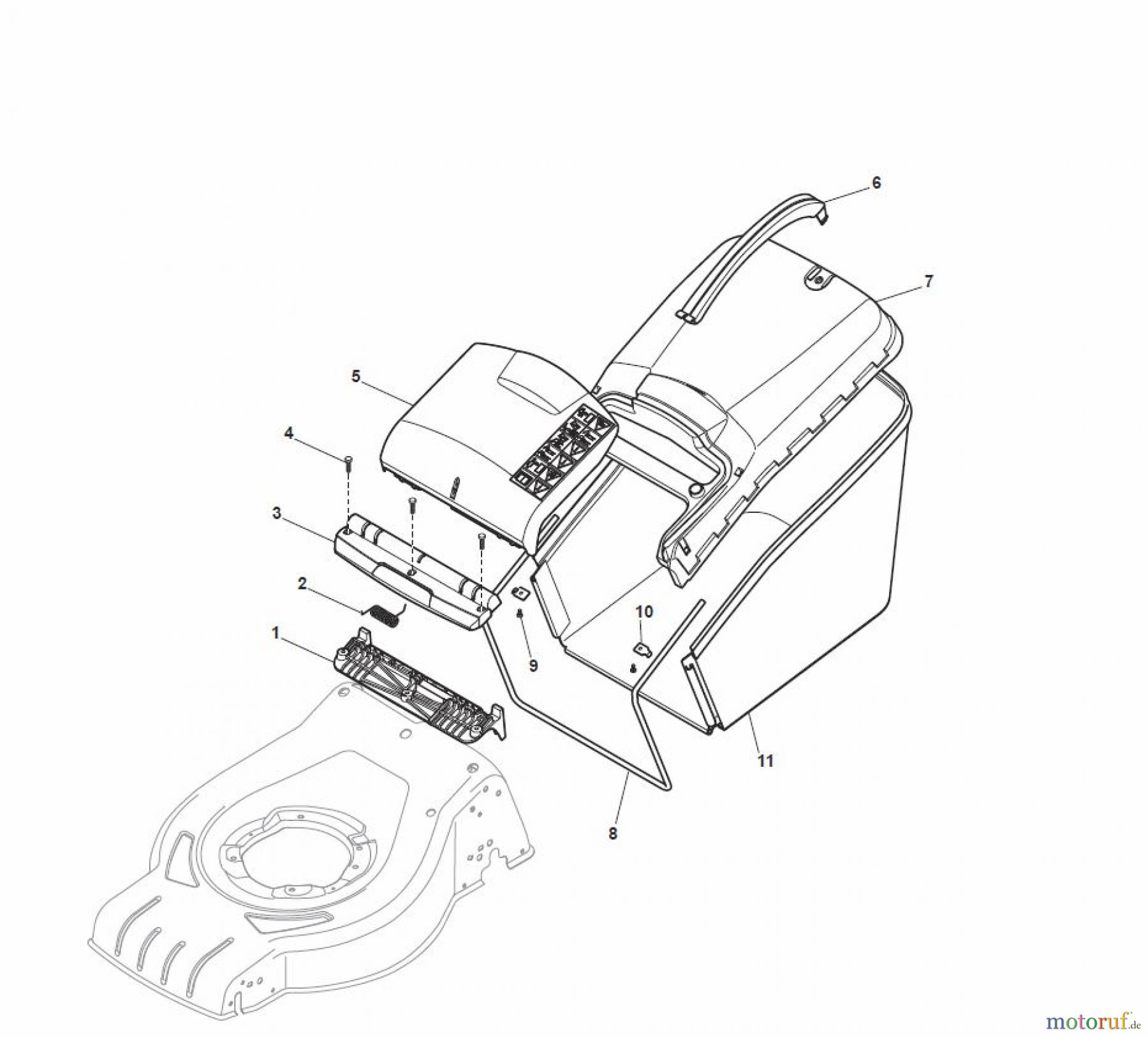  Global Garden Products GGP Rasenmäher Baujahr 2017 Benzin Ohne Antrieb 2017 CR-CS 434 Grass-Catcher