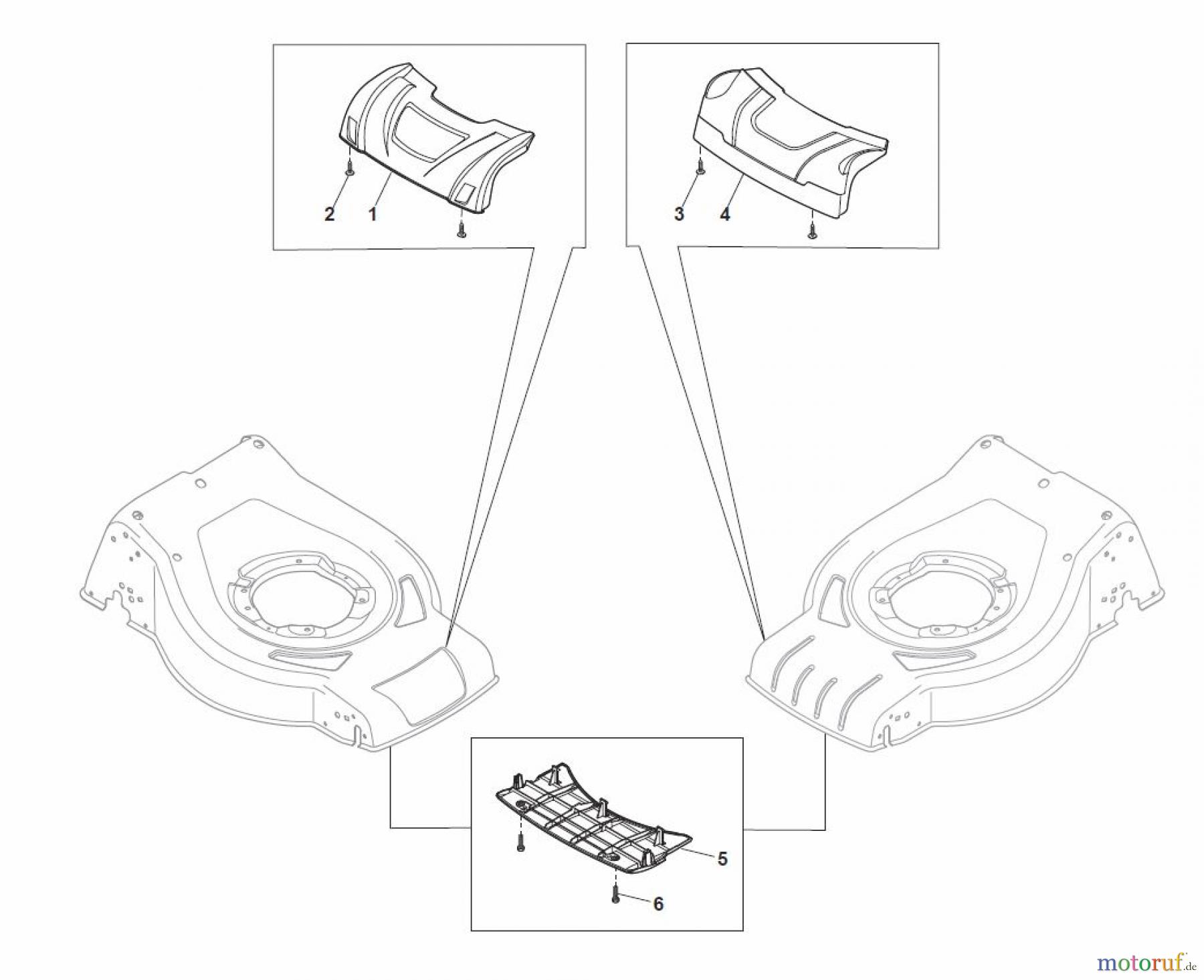  Global Garden Products GGP Rasenmäher Benzin Ohne Antrieb 2017 CRL-CSL 484 - CRL-CSL 484 Q Masks