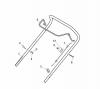 Global Garden Products GGP Benzin Ohne Antrieb 2017 CRL-CSL 484 - CRL-CSL 484 Q Spareparts Handle, Upper Part