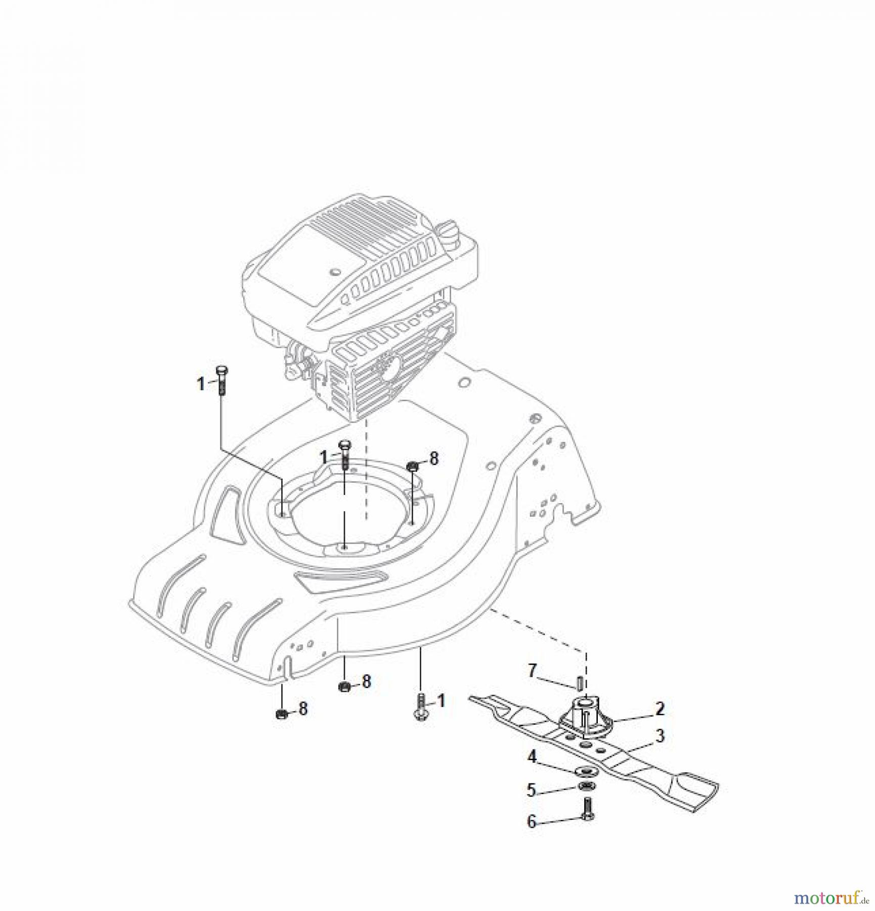  Global Garden Products GGP Rasenmäher Baujahr 2017 Benzin Ohne Antrieb 2017 CRL-CSL 484 - CRL-CSL 484 Q Blade