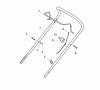 Global Garden Products GGP Benzin Ohne Antrieb 2017 EP 414 Spareparts Handle, Upper Part