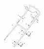 Global Garden Products GGP Benzin Ohne Antrieb 2017 MP1 504 Spareparts Handle, Upper Part