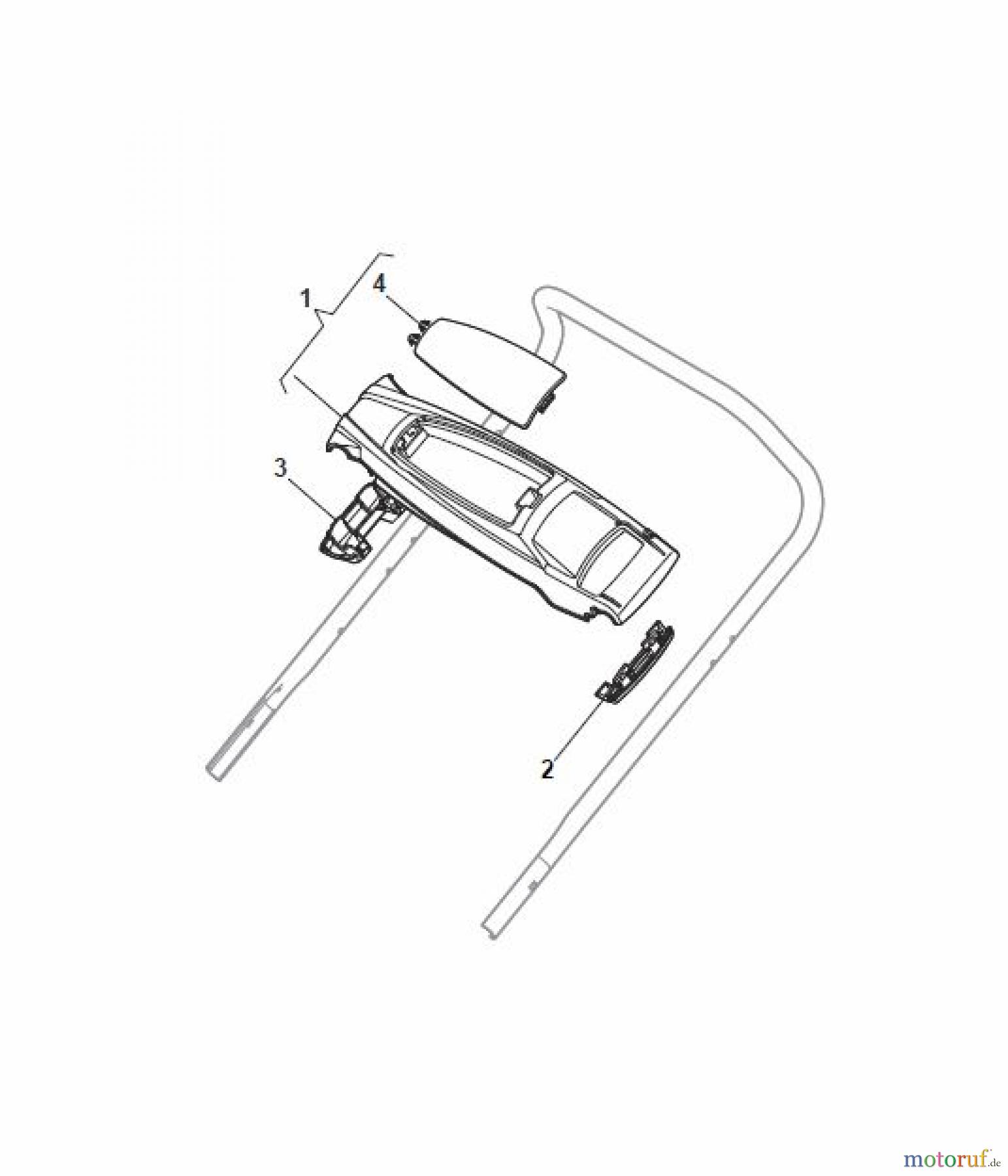  Global Garden Products GGP Rasenmäher Baujahr 2017 Benzin Ohne Antrieb 2017 NTL 484 W - 484 WQ DELTA D ashboard