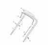 Global Garden Products GGP Baujahr 2017 Benzin Ohne Antrieb 2017 NTL 534 - 534 Q Spareparts Handle, Upper Part - ECO