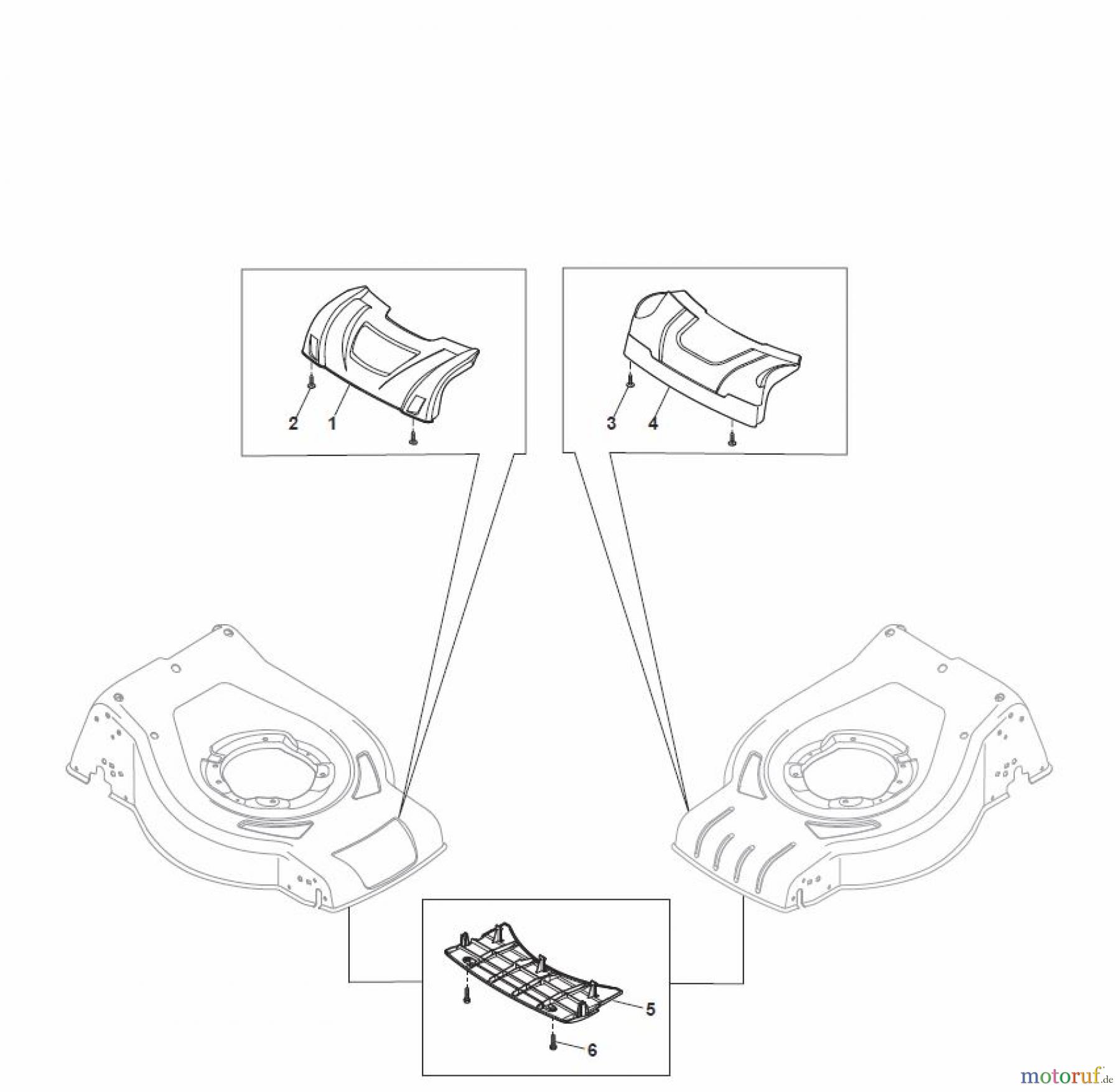  Global Garden Products GGP Rasenmäher Elektro mit Antrieb 2017 CR-CS 480 WS - CR-CS 480 WSQ Masks