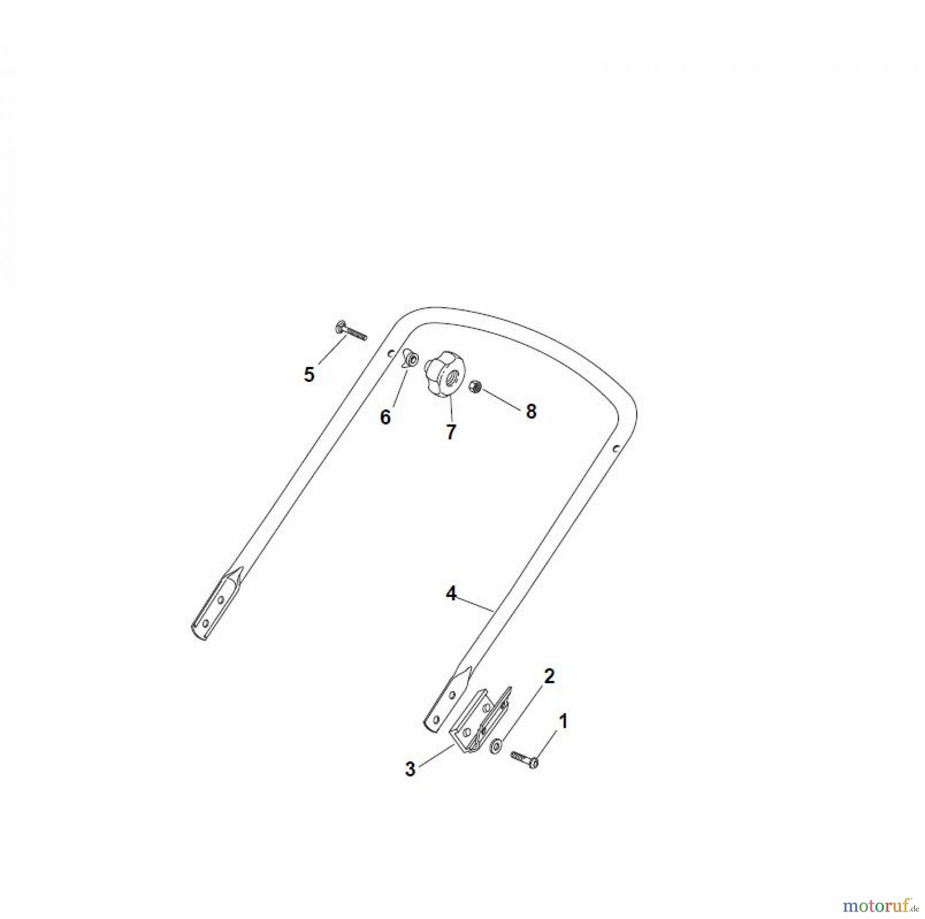  Global Garden Products GGP Rasenmäher Elektro mit Antrieb 2017 ESL 460 TR Handle, Lower Part