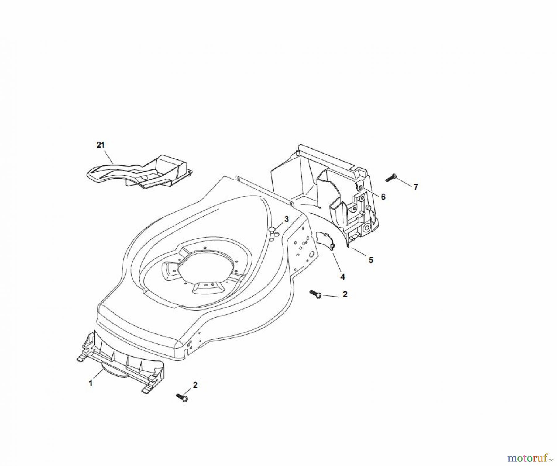  Global Garden Products GGP Rasenmäher Baujahr 2017 Elektro mit Antrieb 2017 ESL 460 TR Front Conveyor Assy