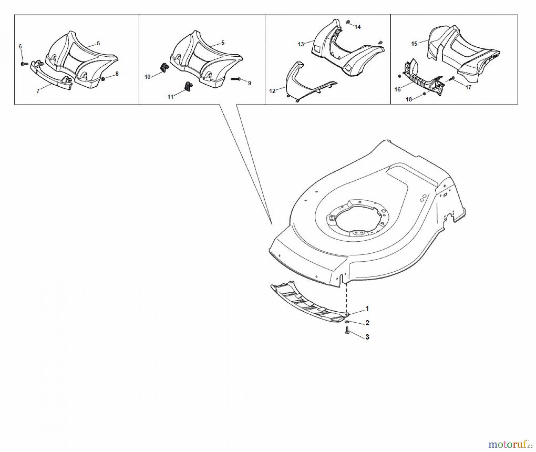  Global Garden Products GGP Rasenmäher Baujahr 2017 Elektro Ohne Antrieb 2017 NT 480 - 480 Q Mask