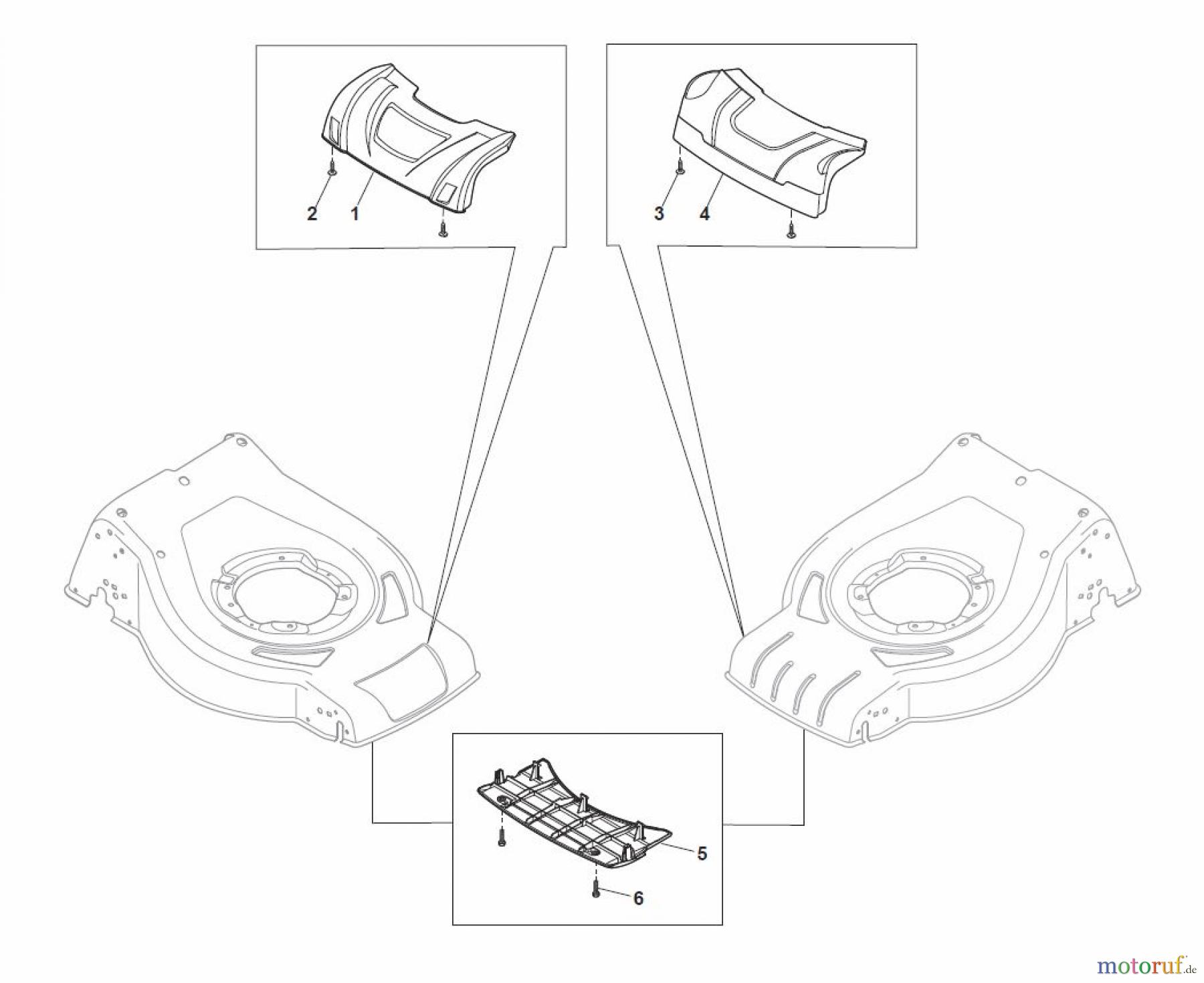  Global Garden Products GGP Rasenmäher Elektro Ohne Antrieb 2017 CR-CS 480 - CR-CS 480 Q Masks