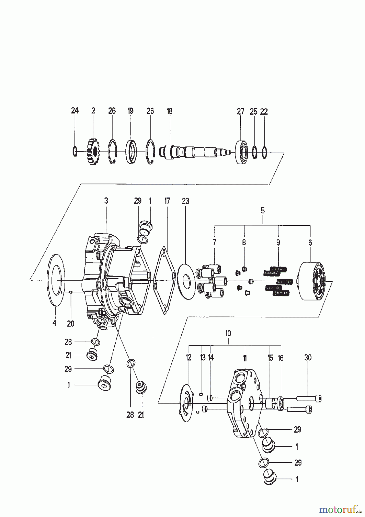  Stiga Frontmäher Grundgerät Titan 2017 TITAN 540 D 13-7454-11 KANZAKI WHEEL ENGINE KWM 13S-186H MOTOR