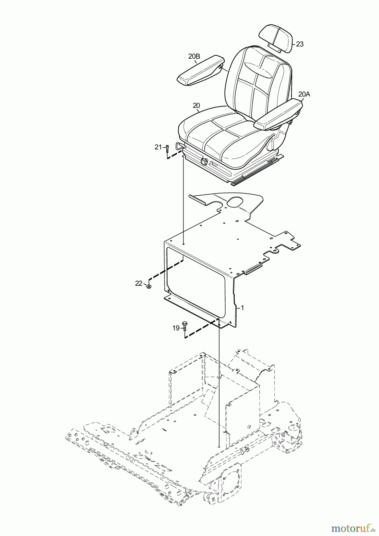  Stiga Frontmäher Baujahr 2017 Titan 2017 TITAN 740 DCR 13-7462-11 - Season 2015 SEAT