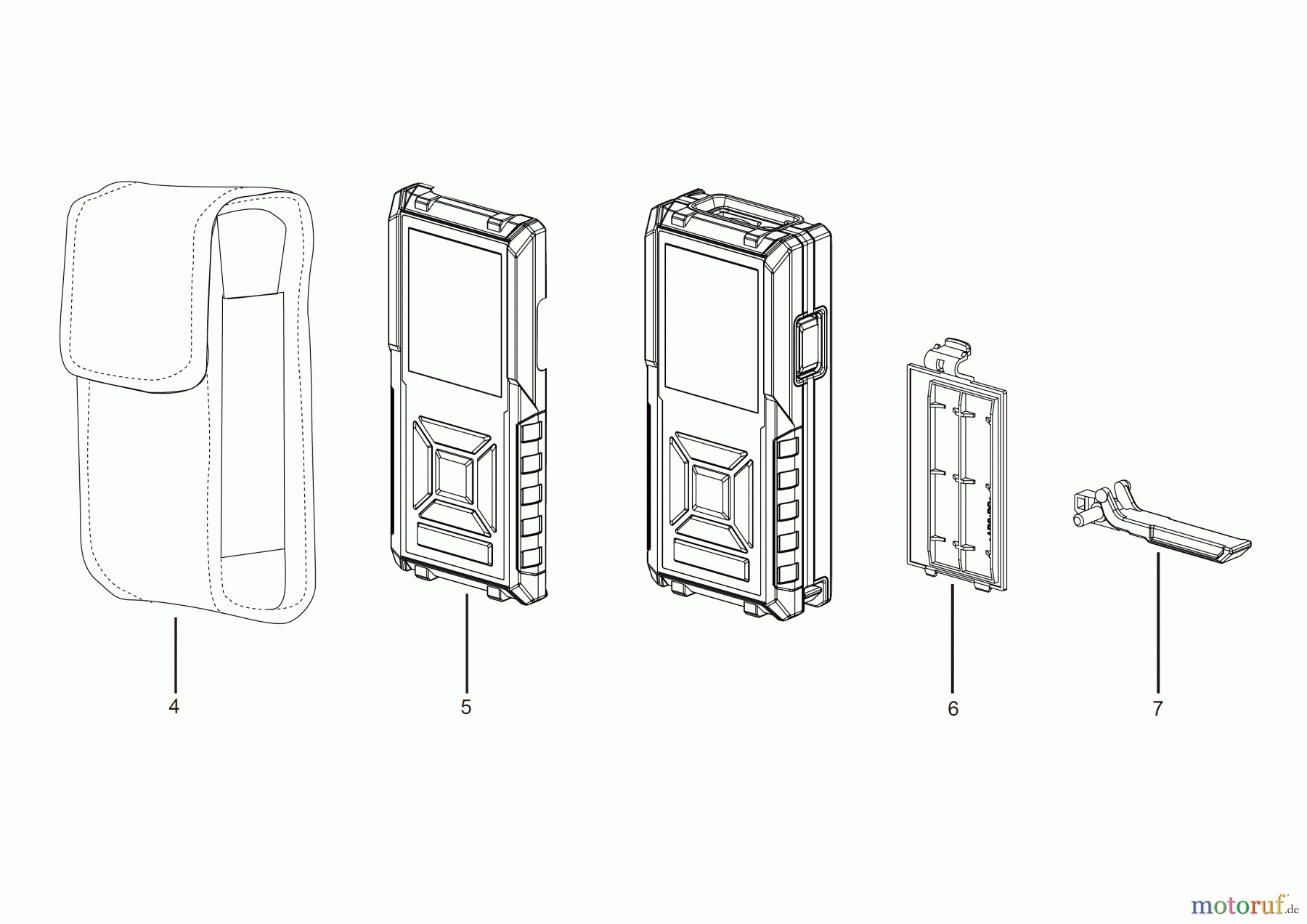  Milwaukee Akku-Geräte Test- und Messgeräte Entfernungsmesser LDM 45 LASER-ENTFERNUNGSMESSE Seite 1