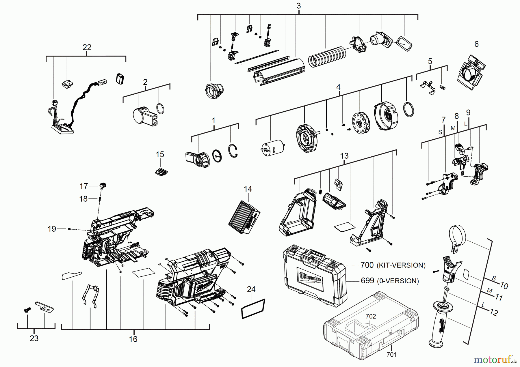  Milwaukee Akku-Geräte Andere STAUBABSAUGUNGEN M12 DE M12™ AKKU-ABSAUGSYSTEM Seite 1