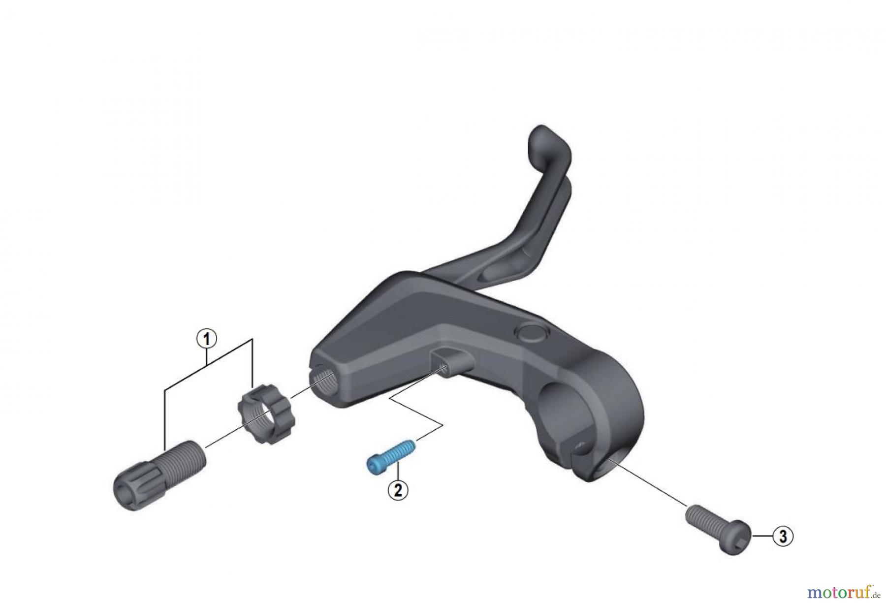  Shimano BL Brake Lever - Bremshebel BL-T4000-3669 ALIVIO V-Brake Lever (2-Finger)