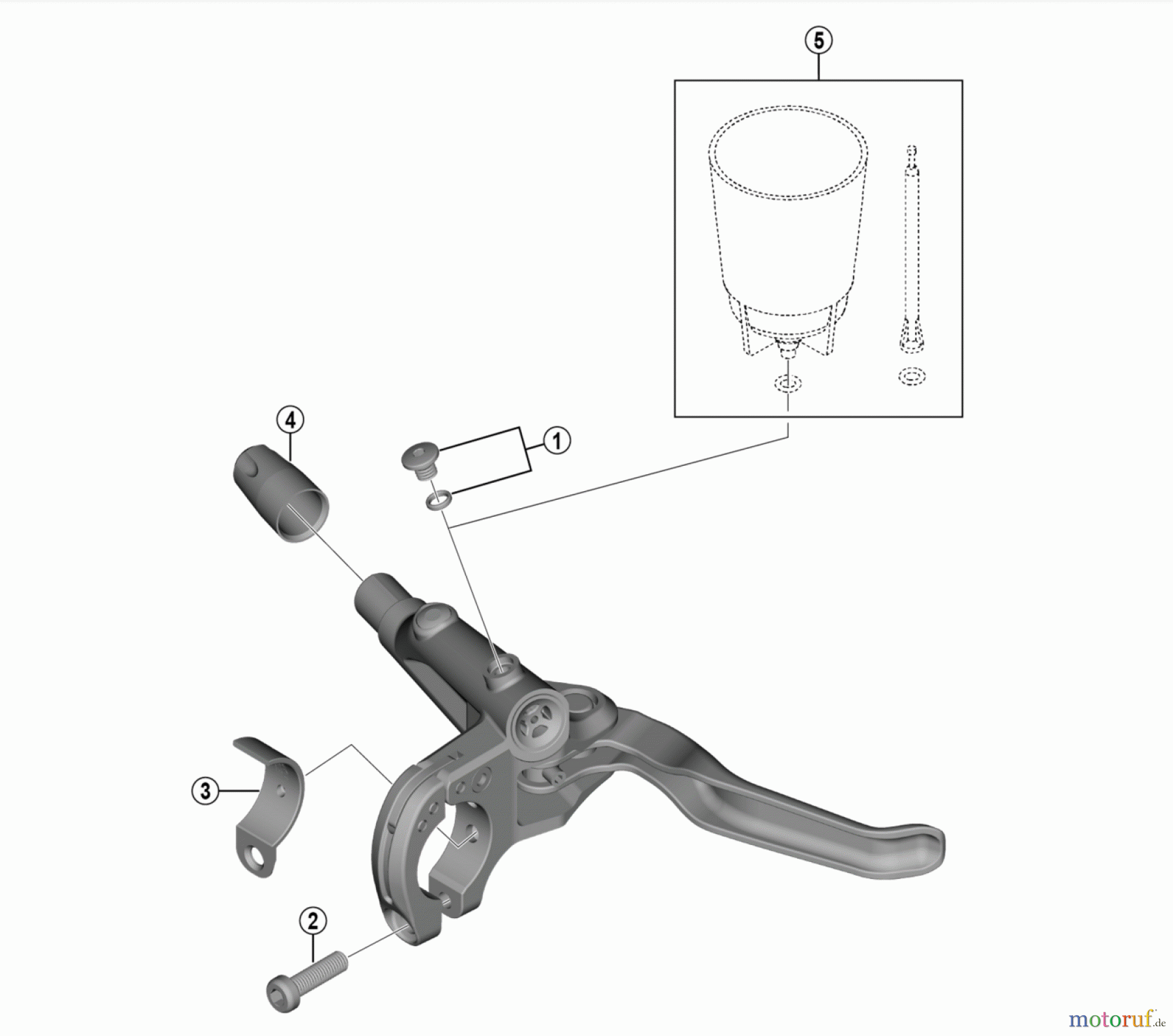  Shimano BL Brake Lever - Bremshebel BL-T6000 (4202)  DEORE Bremshebel