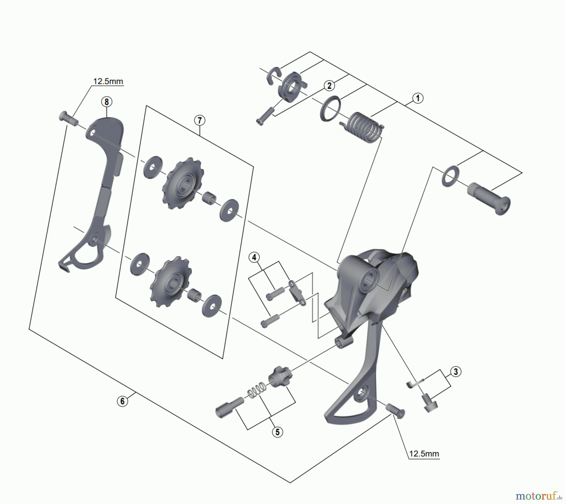  Shimano RD Rear Derailleur - Schaltwerk RD-T3000 (-3888A)  ACERA RD-T3000 (SGS)